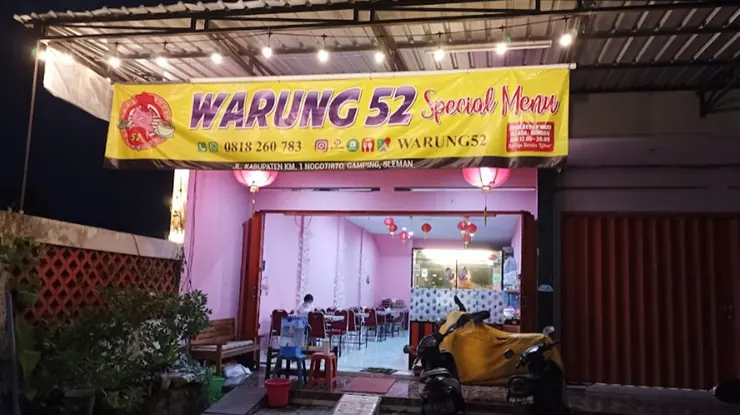 Harga Menu Babi Panggang Warung 52