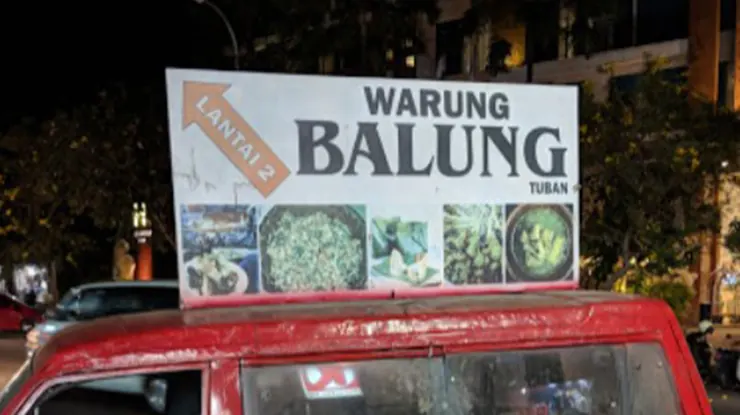 Harga Menu Warung Balung Tuban