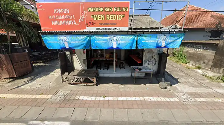 Lokasi Warung Nasi Babi Guling Men Redio