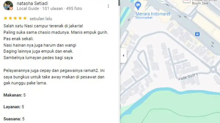 Ulasan Pelanggan Atek PIK