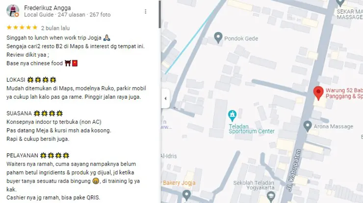 Ulasan Pelanggan Babi Panggang Warung 52