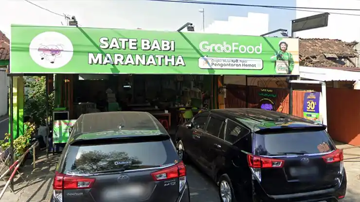 Alamat Sate Babi Maranatha Solo